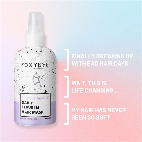 Revitalize and Repair Your Hair with Foxybae Hair 12 in 1 Witchcraft Daily Leave In Hair Mask